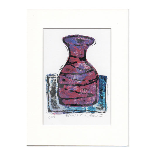Bottle Vase - magenta