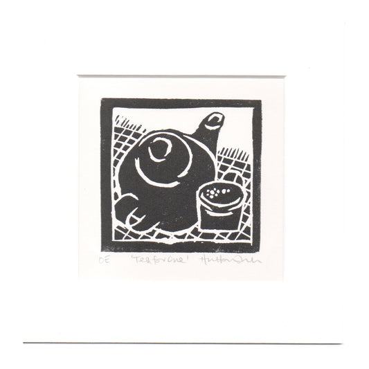 TEA FOR ONE shown in square mount 